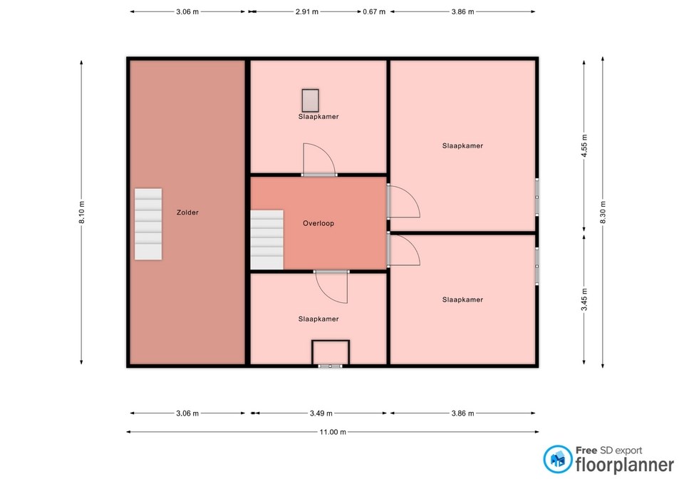 mediumsize floorplan